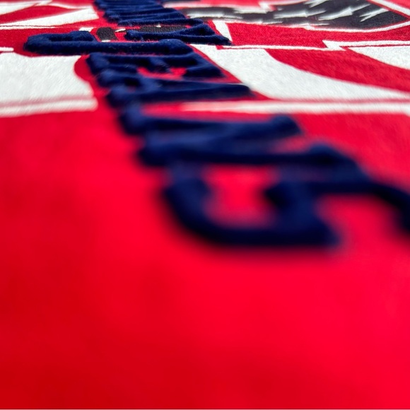 Vintage Tommy Hilfiger Jeans Men’s Medium Velvet Lettering Logo Shirt 90s Preppy - Picture 5 of 8